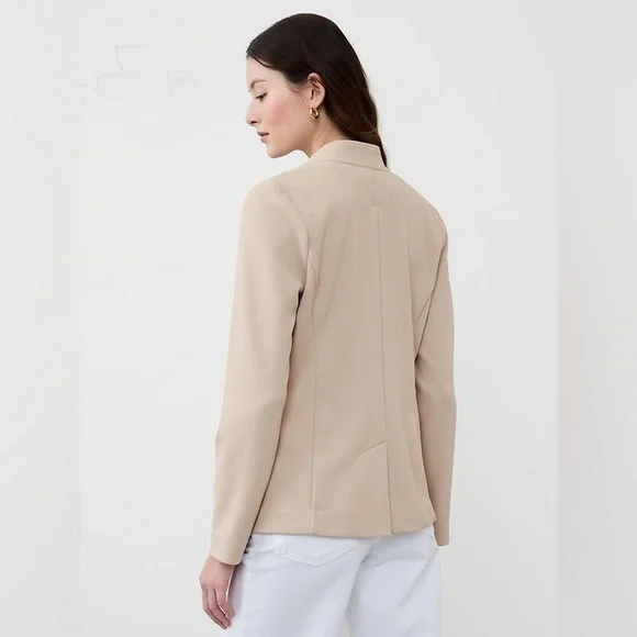 Banana Republic Knit Pique Blazer Hardly Worn Size L - Picture 4 of 12